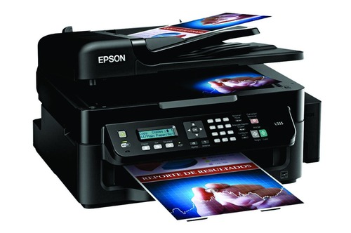 Impresora epson l555 multifuncion sistema continuo original 18273 mla20152642718 082014 f