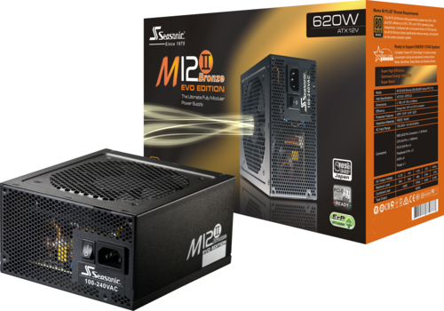 Seasonic m12ii 620 evo 620w power supply computer